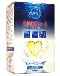 LYSI Omega 3 rybí tuk 80cps.