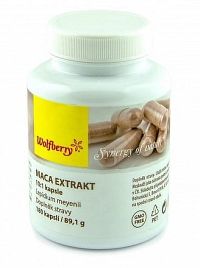 Maca extrakt 180 kapslí Wolberry