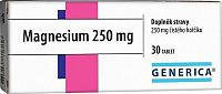 Magnesium 250mg tbl.30 Generica