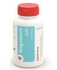Magnesium 500 + vit.B6 tbl.100 Fagron