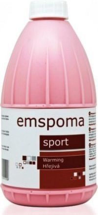 Masážní emulze Emspoma hřejivá O 1000ml (růžová)
