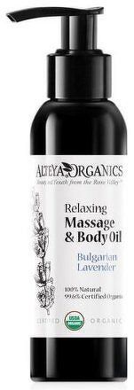 Masážní tělový olej relaxační z levandule Alteya 125 ml