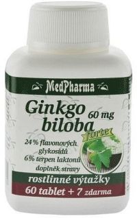 MedPh Ginkgo biloba 60mg forte tbl 67