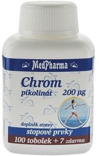 MedPharma Chrom pikolinát 200mg tob.107