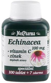 MedPharma Echinacea 100mg+vit.C+zinek tbl.107