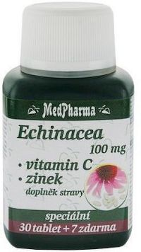 MedPharma Echinacea 100mg+vit.C+zinek tbl.37