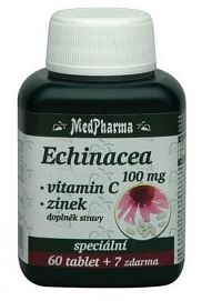 MedPharma Echinacea 100mg+vit.C+zinek tbl.67