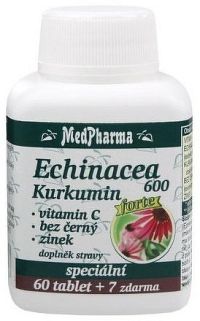 MedPharma Echinacea 600 Forte+kurkumin tbl.67