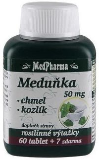 MedPharma Meduňka+chmel+kozlík cps.37
