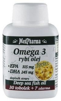 MedPharma Omega 3 rybí olej Forte tob.37