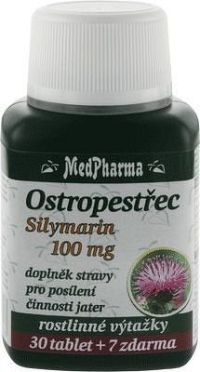 MedPharma Ostropestřec (Silymarin 100mg) tbl.37