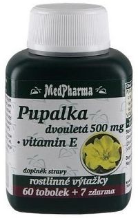 MedPharma Pupalka dvouletá 500mg+vit.E tob.67