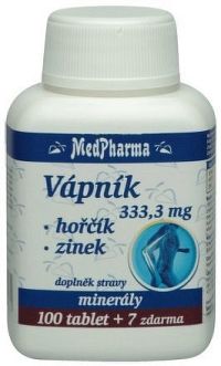 MedPharma Vápník+hořčík+zinek tbl.107