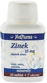 MedPharma Zinek 15mg tbl.37