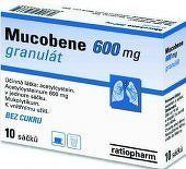 Mucobene 600mg gra.10x3gm/600mg-SA