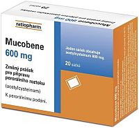 Mucobene 600mg por.gra.sol.scc.20x3g/600mg-SA