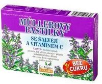 Müllerovy pastilky se šalvějí bez cukru 36ks