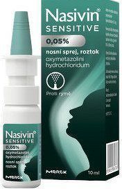 Nasivin Sensitive 0.05% nas.spr.sol. 1x10ml/5mg