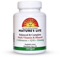 Nature`s Life 04 Multivit.+min.+echin.+Q10 tbl.100