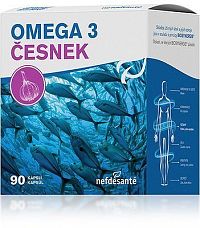 Nefdesanté Omega 3 česnek cps.90