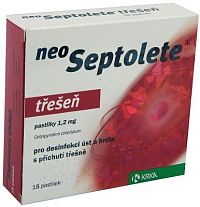 Neoseptolete Třešeň orm.past.18x1.2mg