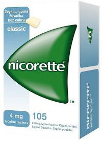 Nicorette Classic Gum 4mg orm.gum.mnd.105x4mg