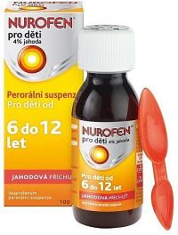 Nurofen pro děti 4% Jahoda 100ml