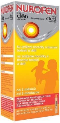 Nurofen pro děti Jahoda 4000mg/200ml