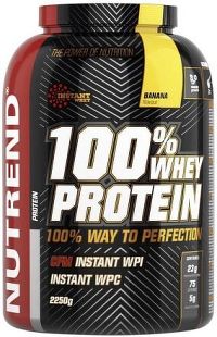 NUTREND 100% Whey Protein banán 2250g