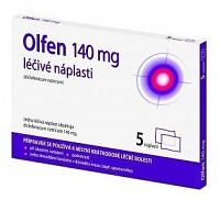 Olfen 140mg léčivé náplasti drm.emp.med.5x140mg