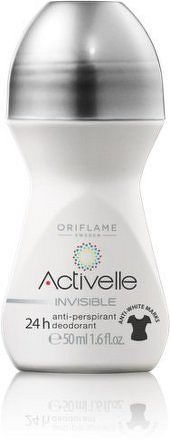 Oriflame Kuličkový antiperspirant deodorant 24h Activelle Invisible 50ml