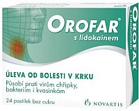 Orofar 1mg/1mg pastilky 24ks