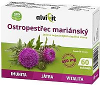 Ostropestřec mariánský 450 mg 60 tob.