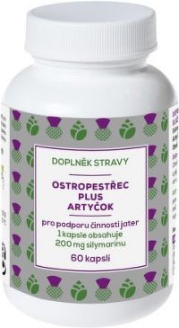OSTROPESTŘEC plus ARTYČOK 60 kapslí
