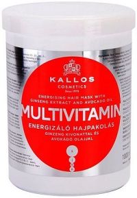 Oživující maska na vlasy s multivitamíny (Multivitamin with Ginseng Extract and Avocado Hair Mask) - Objem: 1000 ml