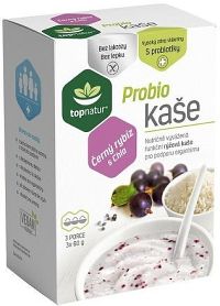 Probio kaše černý rybíz s chia 3x60g TOPNATUR