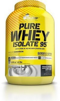 Pure Whey Isolate 95, 2200 g, Olimp, Jahoda