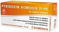 Pyridoxin Biomedica 20mg tbl.30