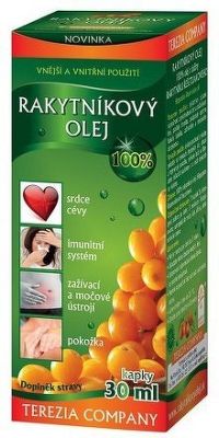 Rakytníkový olej 100% v kapkách 30ml