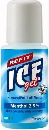 Refit Ice gel roll-on Menthol 2.5% na záda 80ml