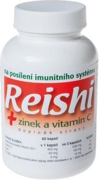 REISHI + Zinek a vitamín C cps.60