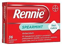 Rennie Spearmint bez cukru por.tbl.mnd.36