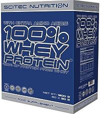 SciTec Nutrition 100% Whey Protein mix příchutí 60 x 30 g