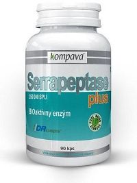 Serrapeptase plus - 250 000 SPU cps.90