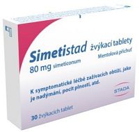 Simetistad 80mg žvýkací tablety tbl.30