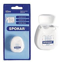 SPOKAR Dentální nit voskovaná 50m