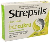Strepsils Citron bez cukru orm.pas. 24