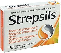 Strepsils Pomeranč s vitamin.C orm.pas.24