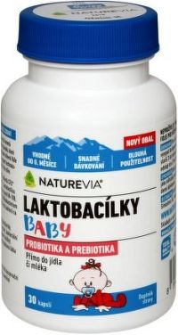 Swiss NatureVia Laktobacílky baby cps.30