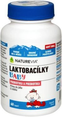 Swiss NatureVia Laktobacílky baby cps.60